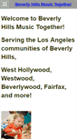 Mobile Screenshot of beverlyhillsmusictogether.com